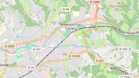 Carte de localisation de l'évènement