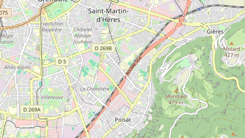 Carte de localisation de l'évènement