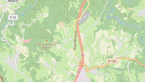 Carte de localisation de l'évènement