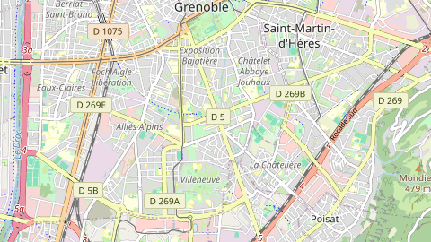 Carte de localisation de l'évènement