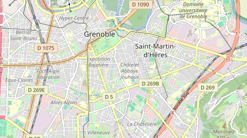 Carte de localisation de l'évènement