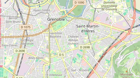 Carte de localisation de l'évènement