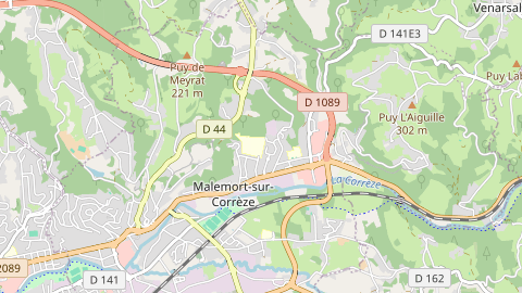 Carte de localisation de l'évènement