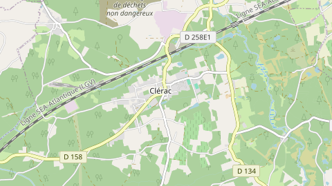 Carte de localisation de l'évènement