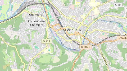 Carte de localisation de l'évènement