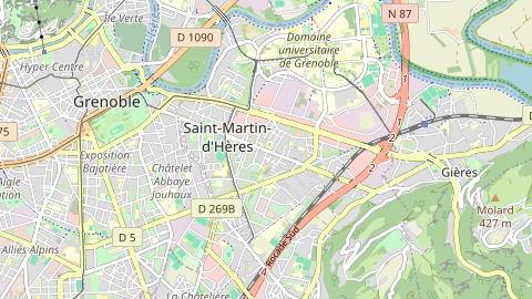 Carte de localisation de l'évènement