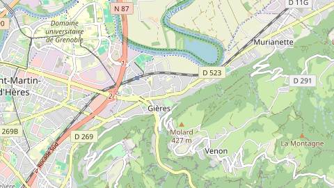 Carte de localisation de l'évènement