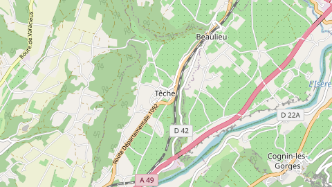 Carte de localisation de l'évènement