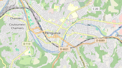 Carte de localisation de l'évènement