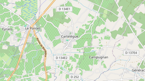 Carte de localisation de l'évènement