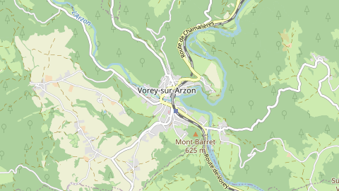 Carte de localisation de l'évènement