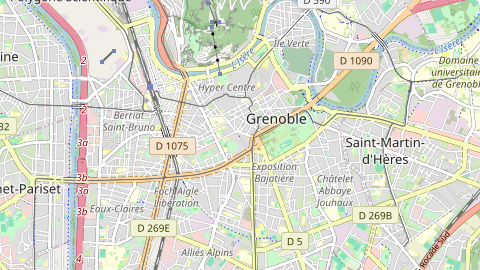 Carte de localisation de l'évènement