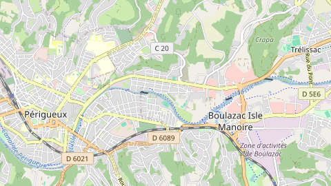 Carte de localisation de l'évènement