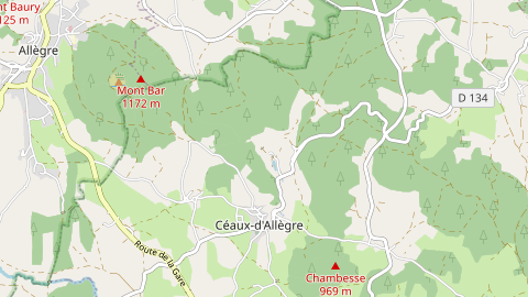 Carte de localisation de l'évènement