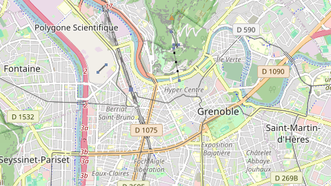 Carte de localisation de l'évènement