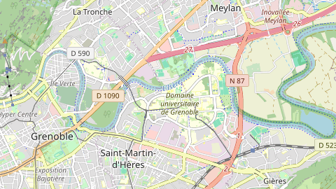 Carte de localisation de l'évènement