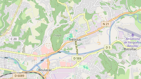 Carte de localisation de l'évènement