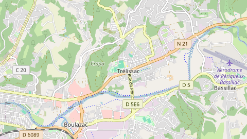 Carte de localisation de l'évènement