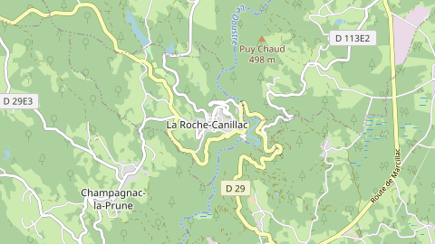 Carte de localisation de l'évènement