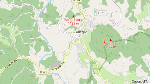 Carte de localisation de l'évènement