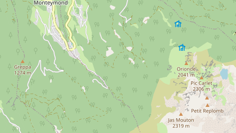 Carte de localisation de l'évènement