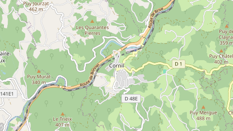 Carte de localisation de l'évènement