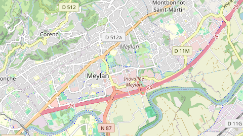 Carte de localisation de l'évènement