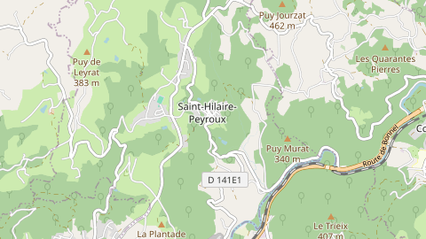 Carte de localisation de l'évènement