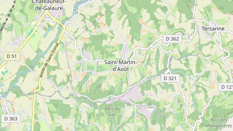 Carte de localisation de l'évènement
