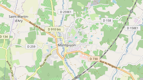 Carte de localisation de l'évènement