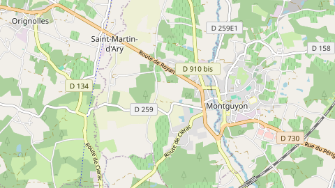 Carte de localisation de l'évènement