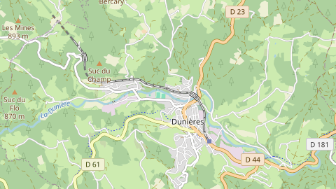 Carte de localisation de l'évènement