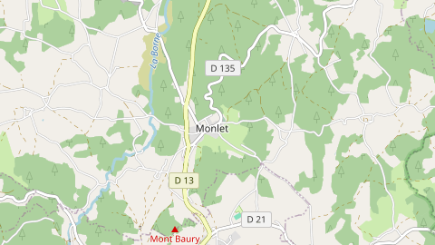 Carte de localisation de l'évènement