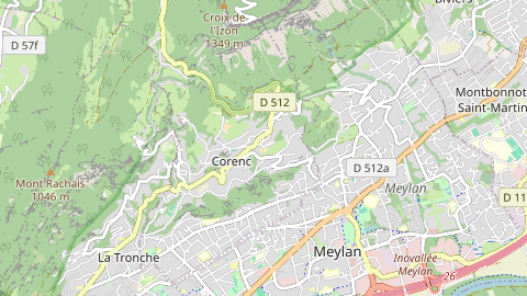 Carte de localisation de l'évènement