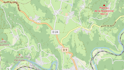 Carte de localisation de l'évènement