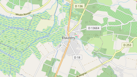 Carte de localisation de l'évènement
