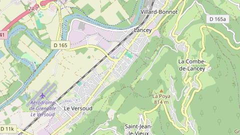 Carte de localisation de l'évènement