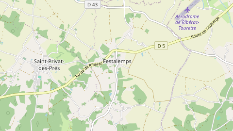 Carte de localisation de l'évènement