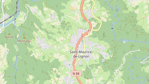 Carte de localisation de l'évènement
