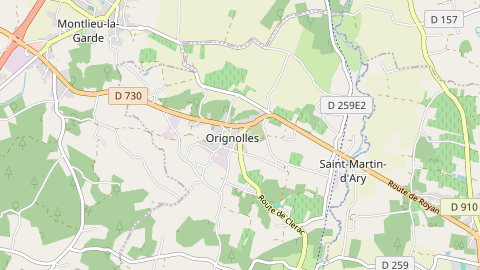 Carte de localisation de l'évènement