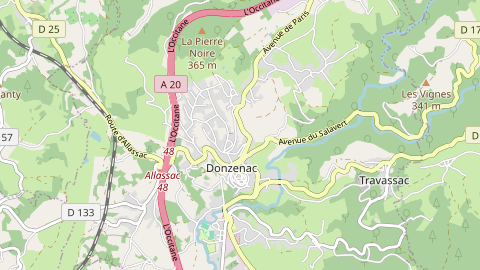 Carte de localisation de l'évènement