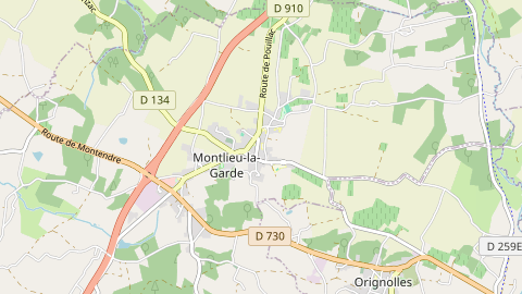 Carte de localisation de l'évènement
