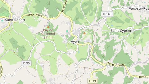 Carte de localisation de l'évènement
