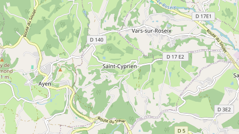 Carte de localisation de l'évènement