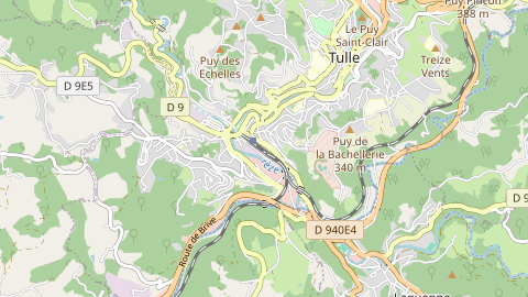 Carte de localisation de l'évènement