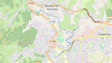 Carte de localisation de l'évènement