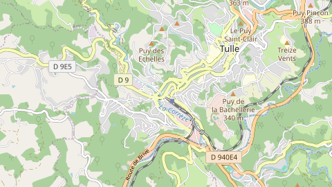 Carte de localisation de l'évènement