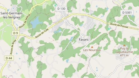 Carte de localisation de l'évènement