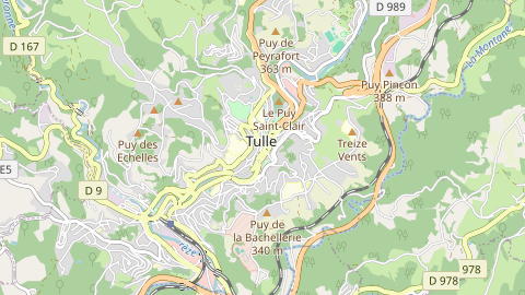 Carte de localisation de l'évènement