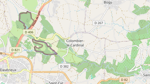 Carte de localisation de l'évènement